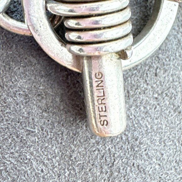 Sterling Silver 925 Engravable ID Bracelet I Love You Inscription 7.75" Length - Picture 11 of 16